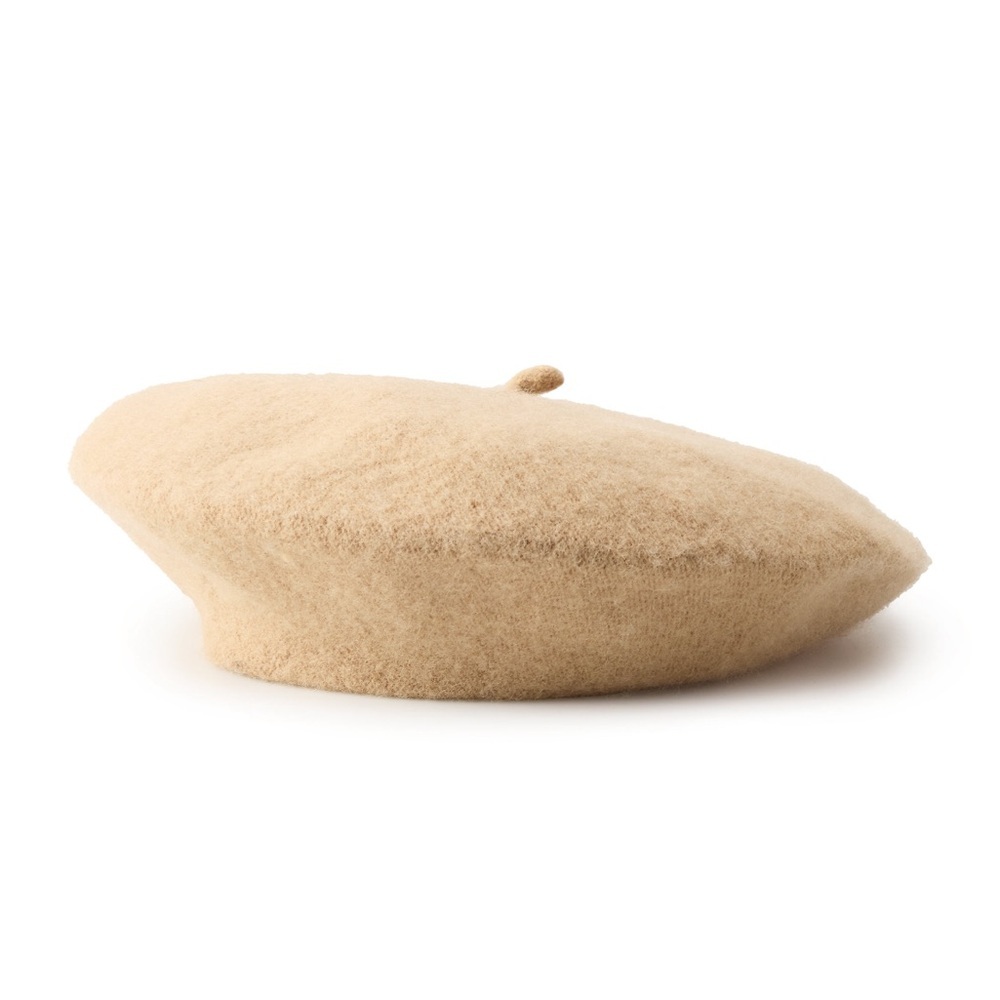 NWT Nine West Camel Colored Wool Blend Beret